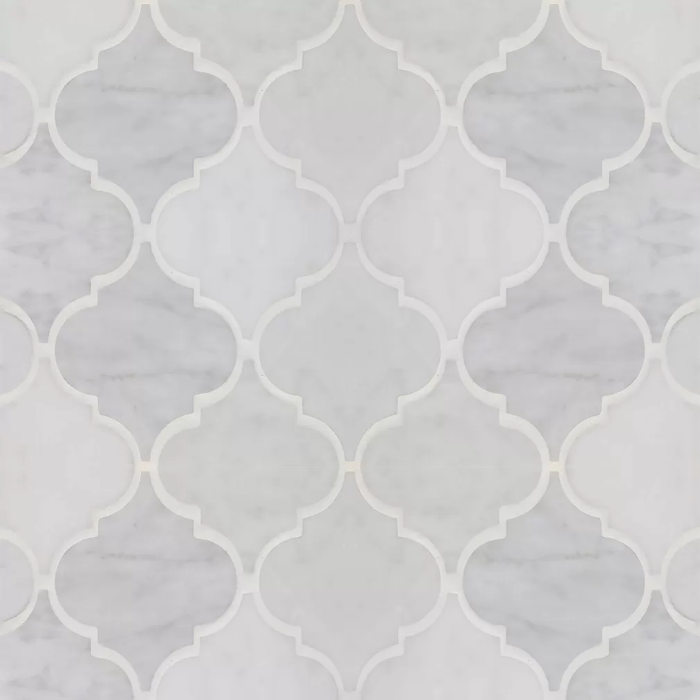 Мозаика Rovena Bianco 33.5x25