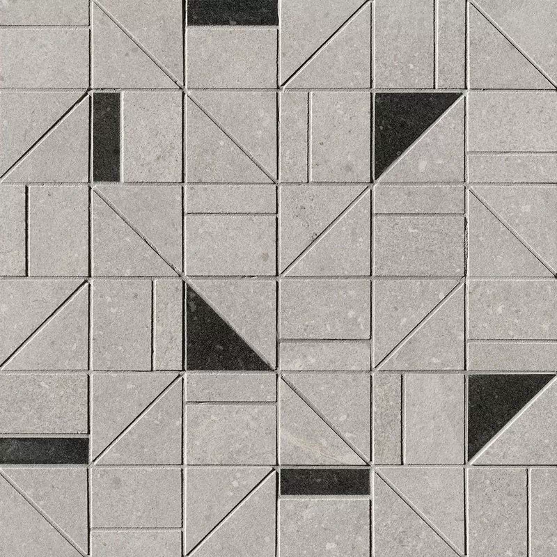 Мозаика fOSN Nux Grey Gres Outline Mosaico 30x30