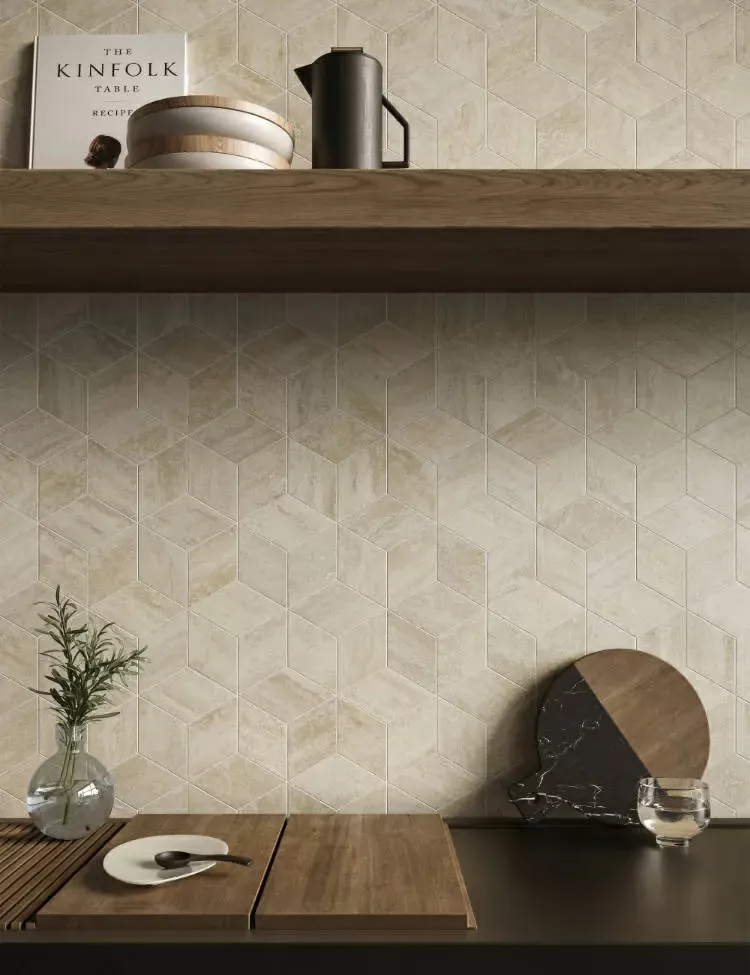 Керамогранит OZ35 Prestigio Travertino Beige Soft R 60x120