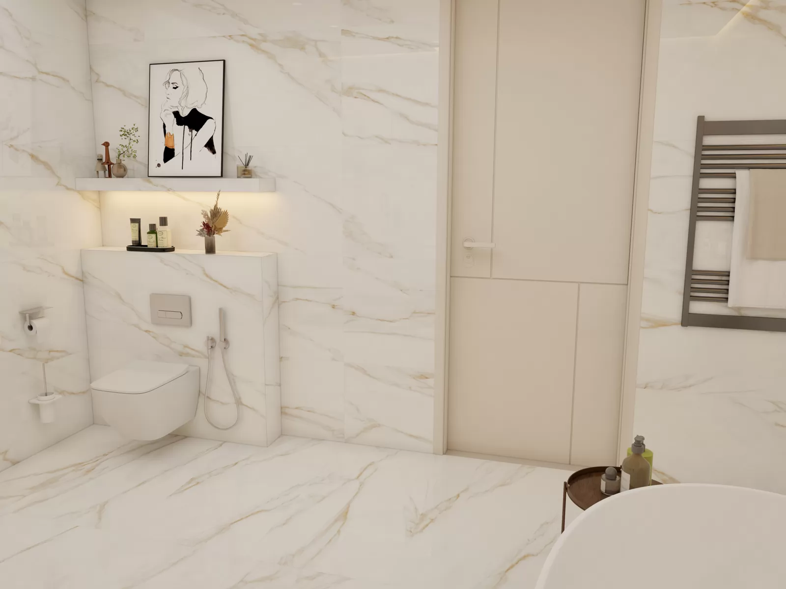 Керамогранит Oriental White 120x60
