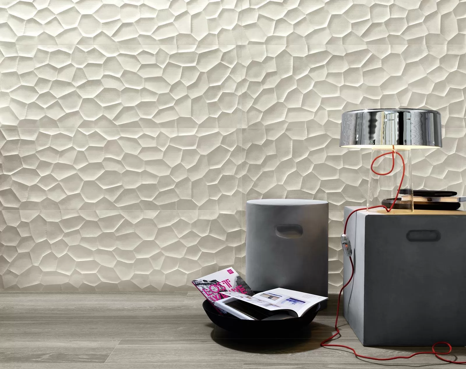 Плитка R6ZQ Terracruda Sabbia Struttura Arte 3D Rett. 40x120