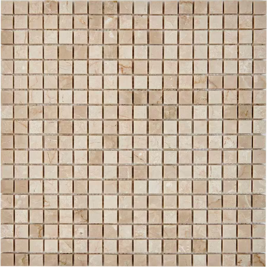 Мозаика PIX231 Cream marfil из мрамора полированная 15x15 305х305x4