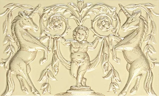 Плитка B UNIC A 02 Grand Elegance UNICORNI CREMA A 12,5X20
