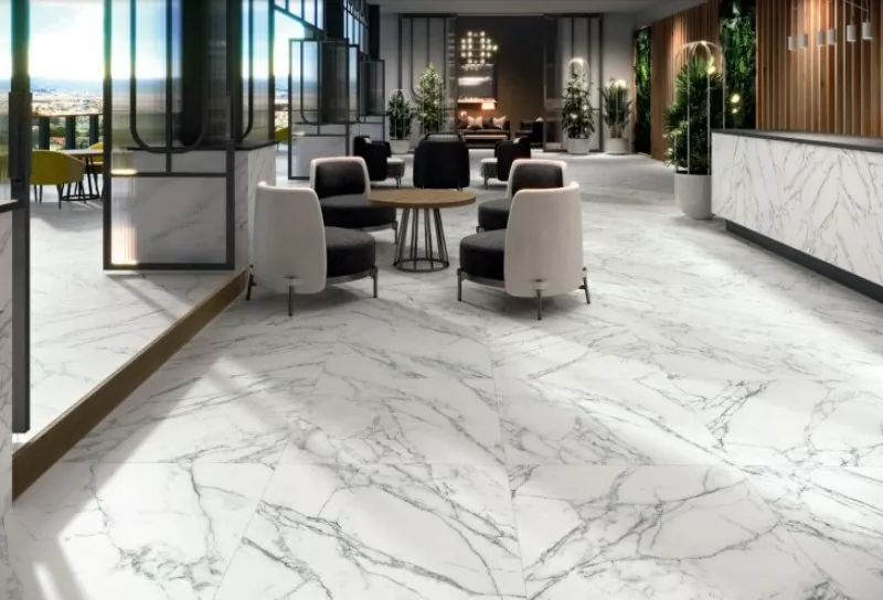 Керамогранит 6642 WHITE PULIDO RECTIFICADO 63x146