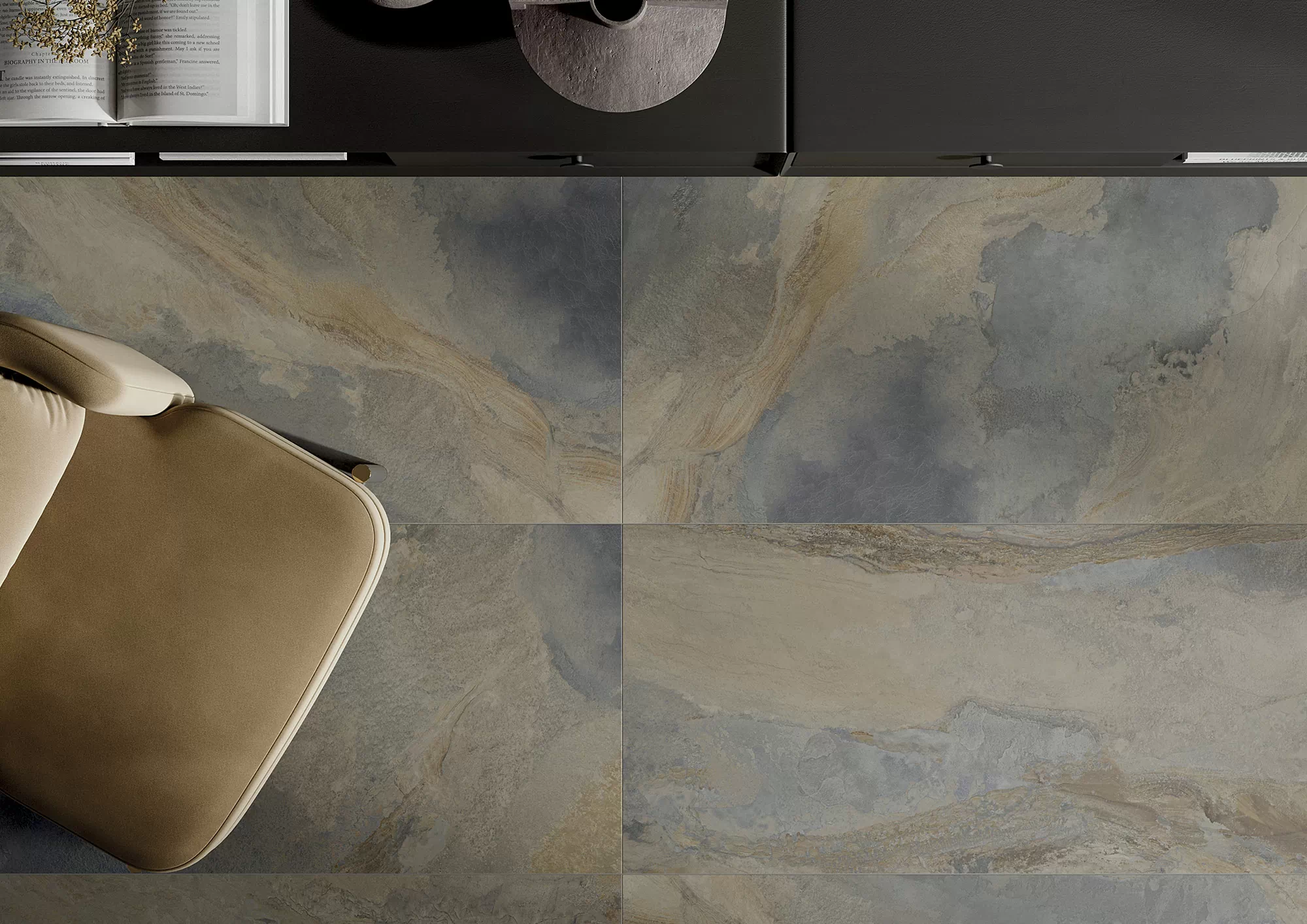 Керамогранит 204012 Deep Stone White Nat Ret 120x280