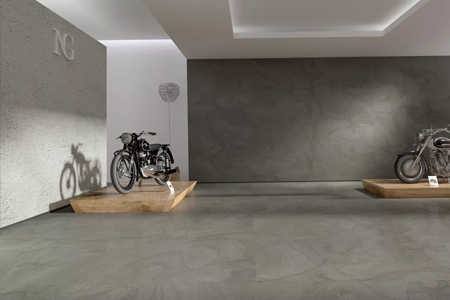 Керамогранит Atlantis Anthracite Parlak Nano Rectified 120x240