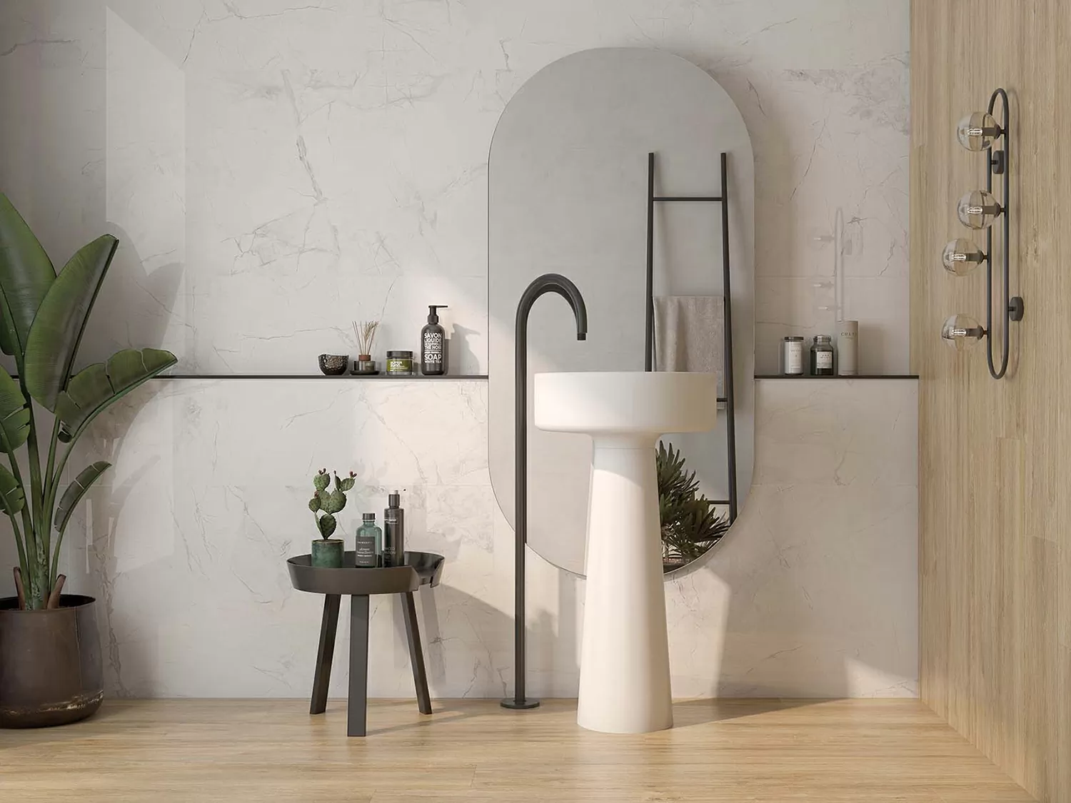 Плитка Mystic Invisible White Vecchio 40x120