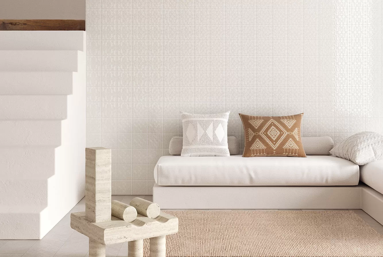 Плитка 4101014 Superclassica SCB Path Bianco 15x15