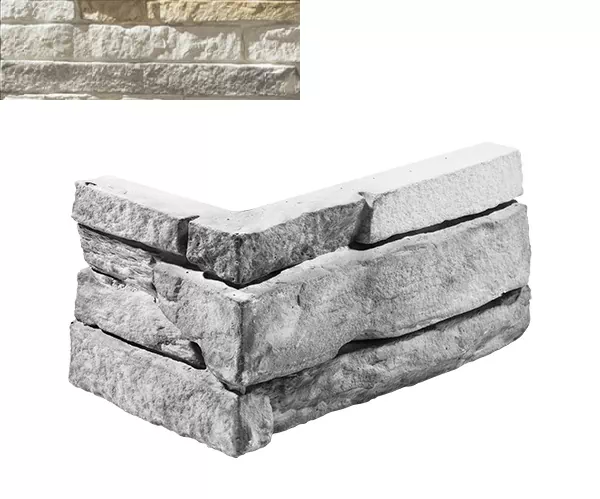 Искусственный камень Угловой элемент Шампань 088 20/10x10x3