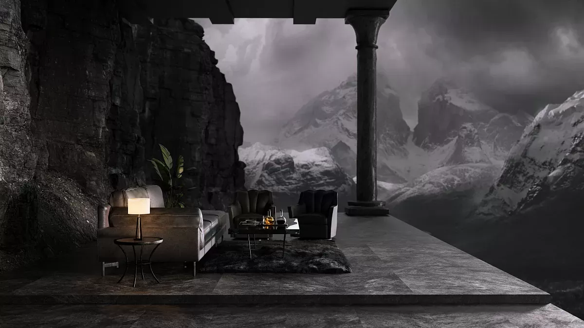Керамогранит Rock Anthracite 60x120