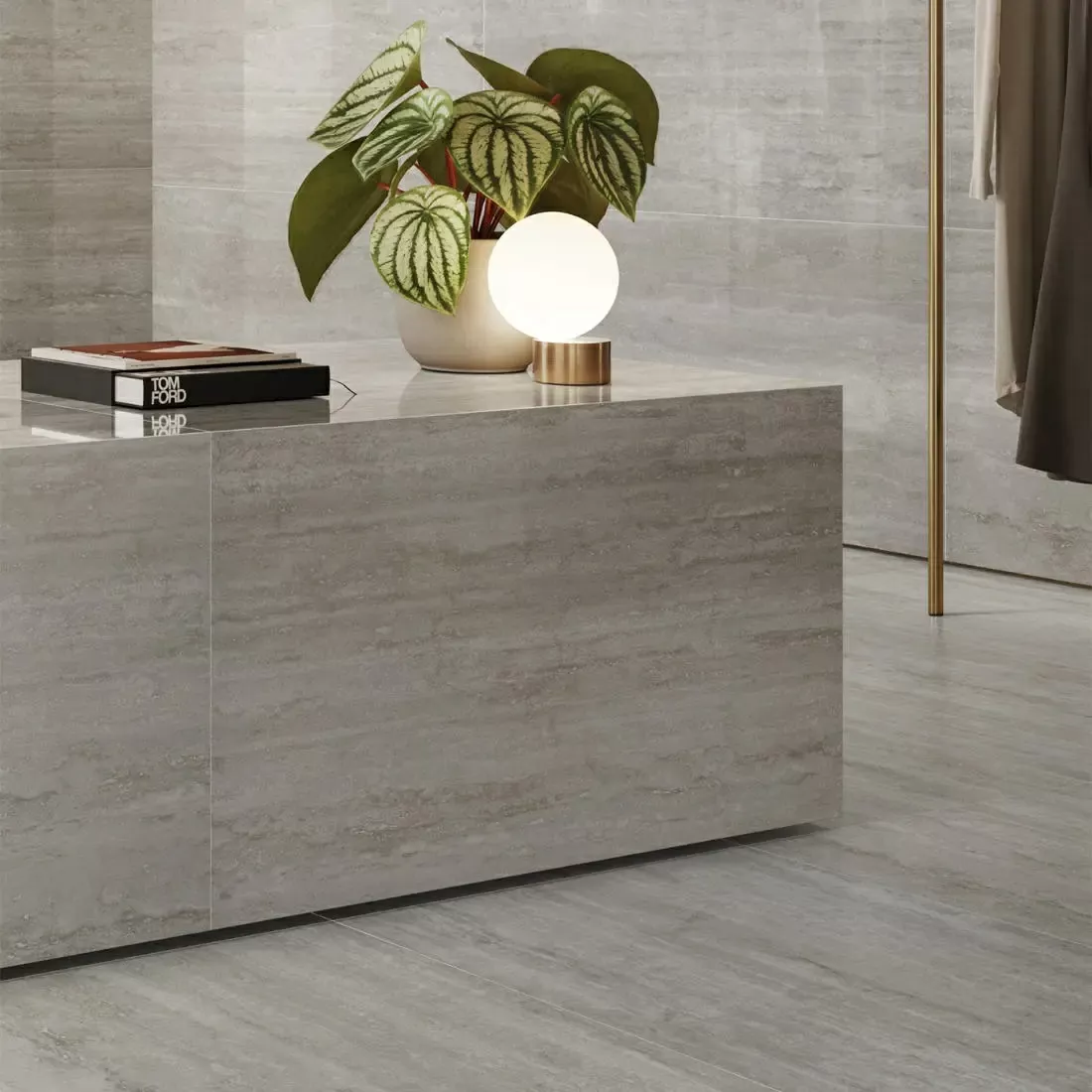 Керамогранит OZ35 Prestigio Travertino Beige Soft R 60x120