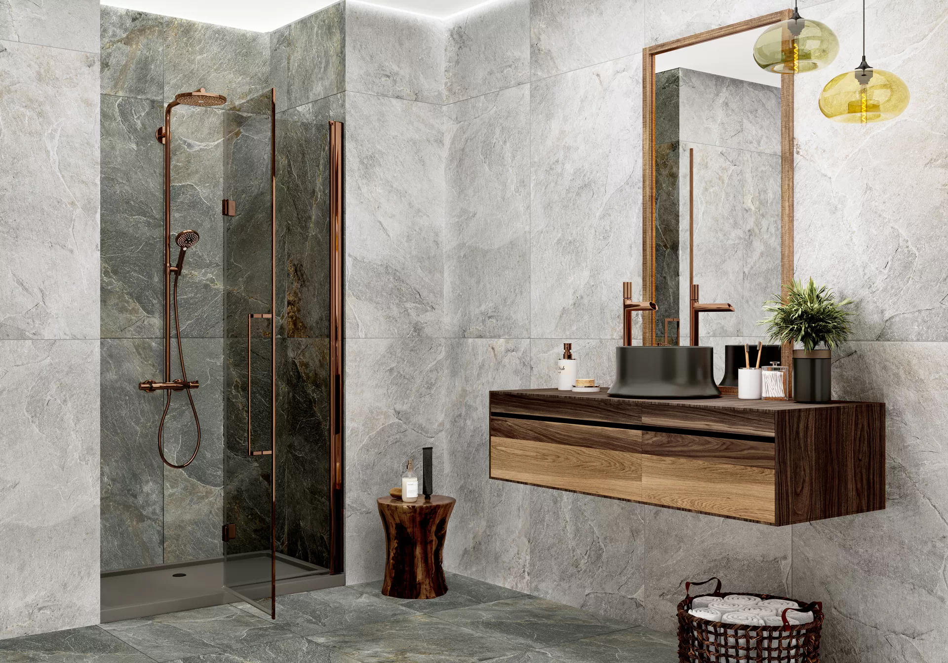 Керамогранит D120226L Stoncrete Gray 600x1200x9.5