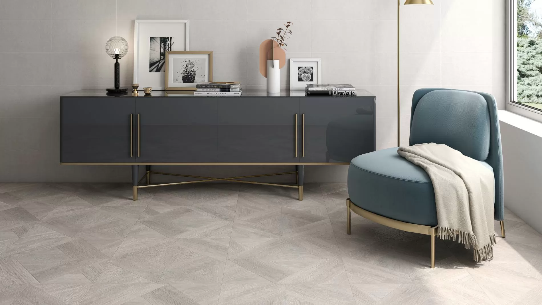 Керамогранит GREENPARK ASH mat 60.8*60.8