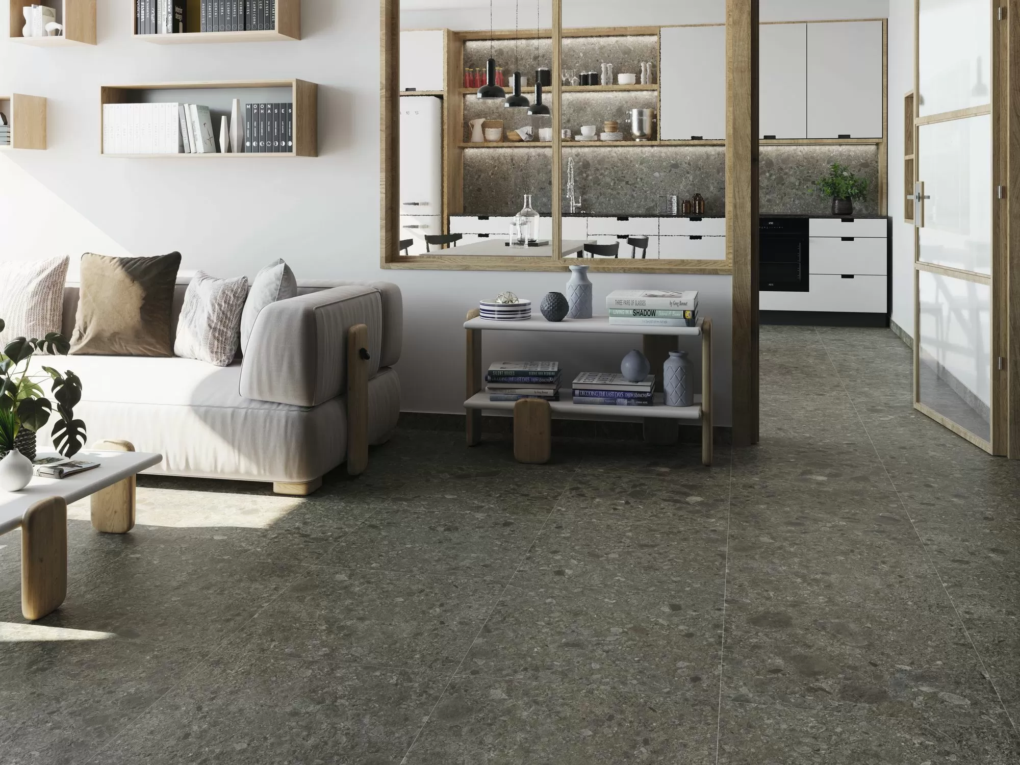 Керамогранит Hannover Black Natural R10 80x160