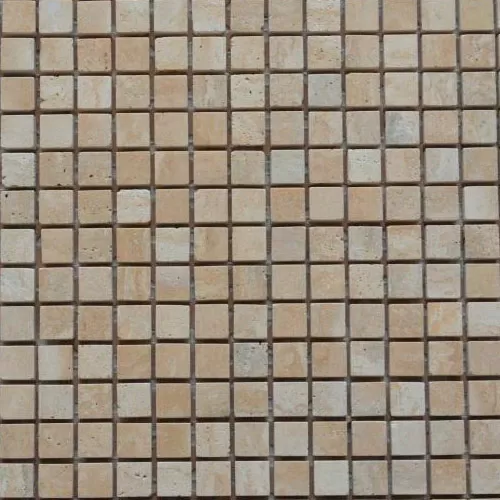 Мозаика Marble Mosaic Ivory Travertine 15*15 305*305