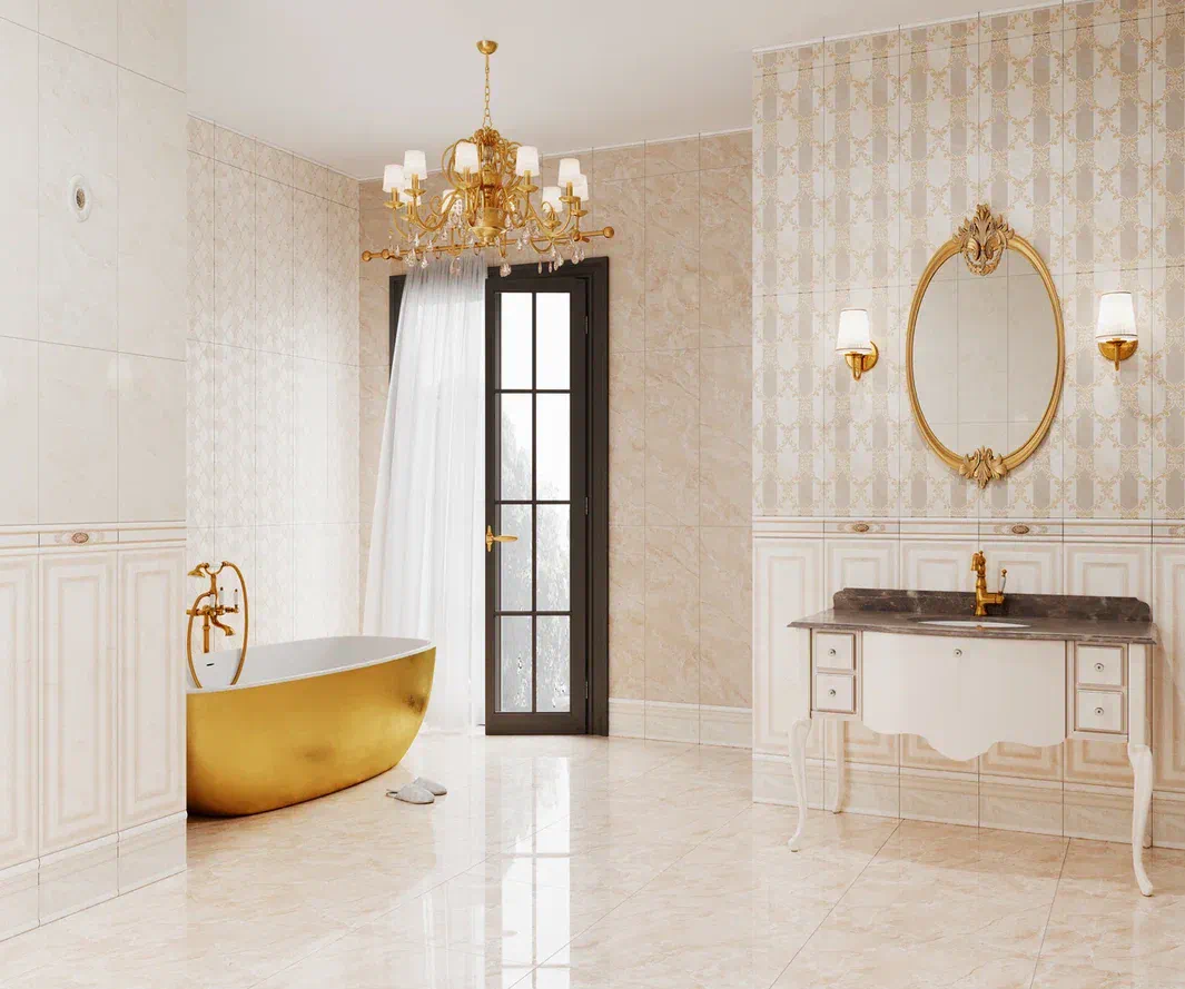 Плитка 586 Ermitage бордюр 7х29,5