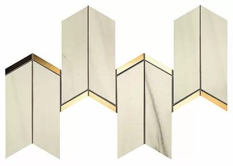 Мозаика 9MCN Marvel Chevron Bianco Fantastico 17x41,4