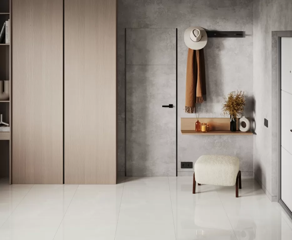 Керамогранит Onyx Royal Cloud Светло-серый Полированный 80х80