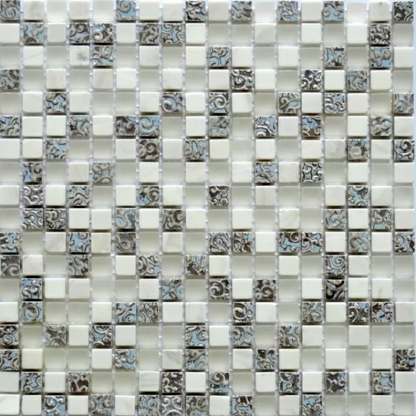 Мозаика ASS 11 Камень и стекло 30x30 (чип 1.5x1.5)