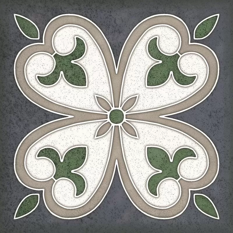 Плитка Smalto Decor Blu 4 15x15