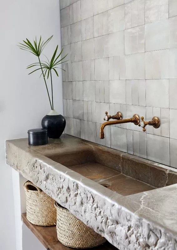 Керамогранит M9JA Rice Bianco Decoro Blossom Lux 15х15