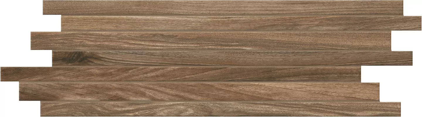 Мозаика 742063 Wooden Walnut Modulo Sfalsato Nat 20x60