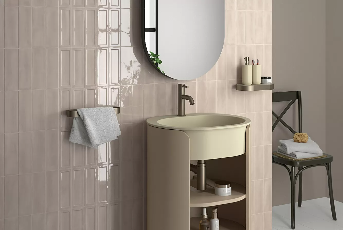 Плитка 31207 Island Frame White 6,5x20