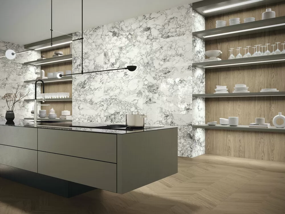 Керамогранит A041126 Volterra Stavro White matt rect 60x120