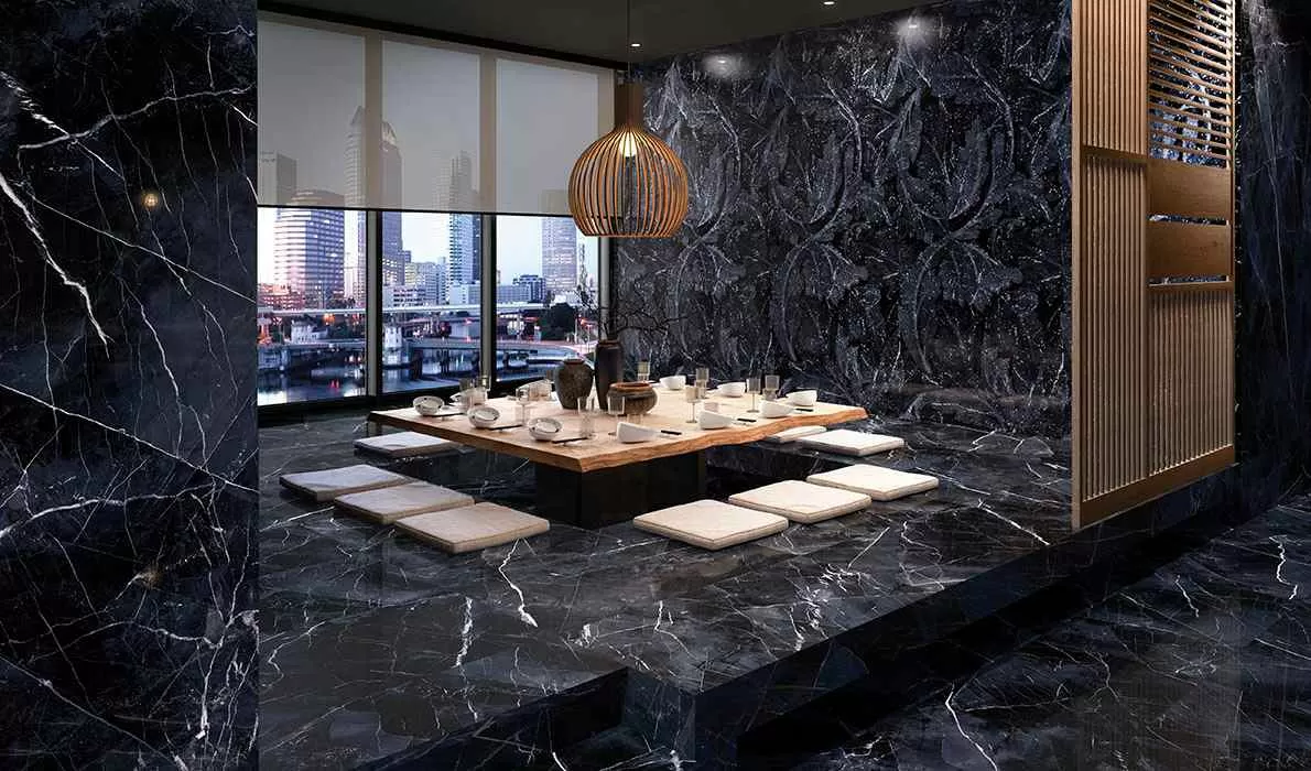 Керамогранит EHAX Acanto Calacatta Black Lapp Rett. 60x120