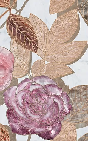 Плитка Декор Argos flowers-2 25x40