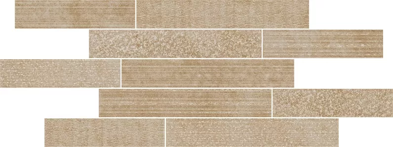 Керамогранит 610110000248 Materia Brick Multiline Warm Nat 29.6x79.6