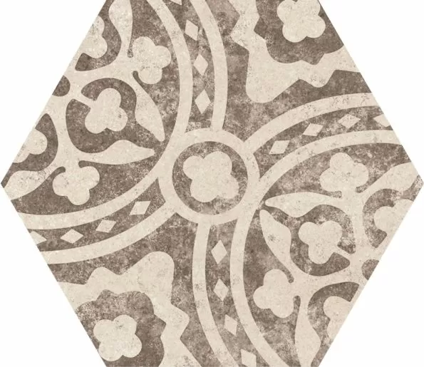 Керамогранит 22098 Hexatile Cement Garden Sand 17,5x20 (17 видов паттерна)