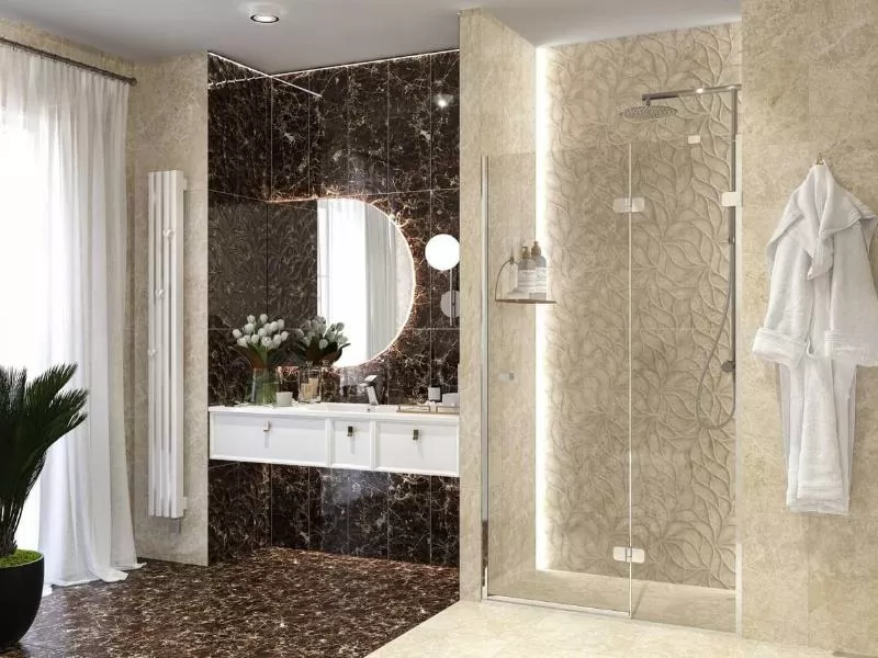 Плитка N60008 Emperador Nuovo Struttura Brillo 24.2x70