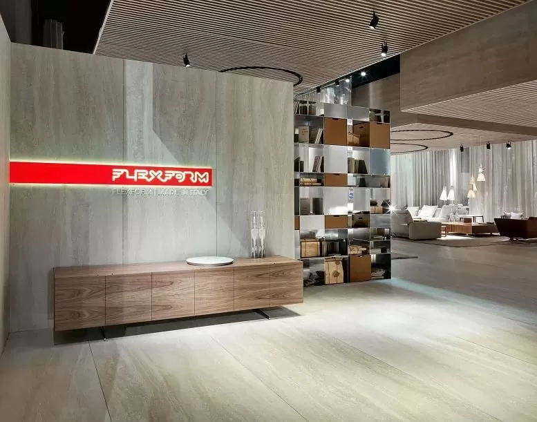 Керамогранит LAMF004959 I Naturali Marmi Travertino Navona Bocciardato 1000x3000x5.6