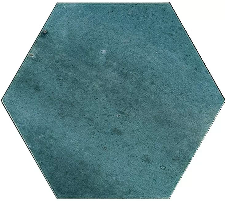 Керамогранит MFFF Lume Blue Lux Esagona 21x18.2