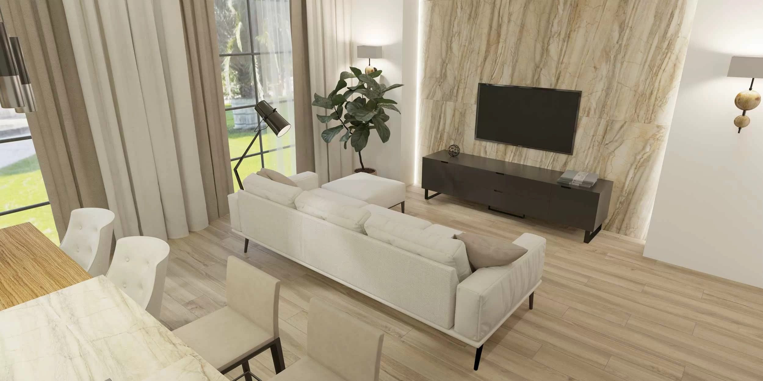 Керамогранит BR01 Bernini Pearl неполированный 80x160x11