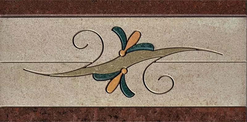 Керамогранит Fascia Floreale B Rosa Portogallo (Rosa Portogallo, Madras Pink) 15x30