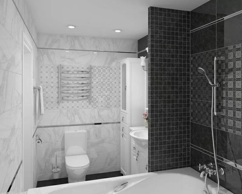 Плитка Декор Olimpus Grand белый 25х50