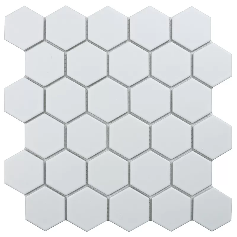Мозаика Hexagon small White Glossy (IDL1001) 26.5х27.8