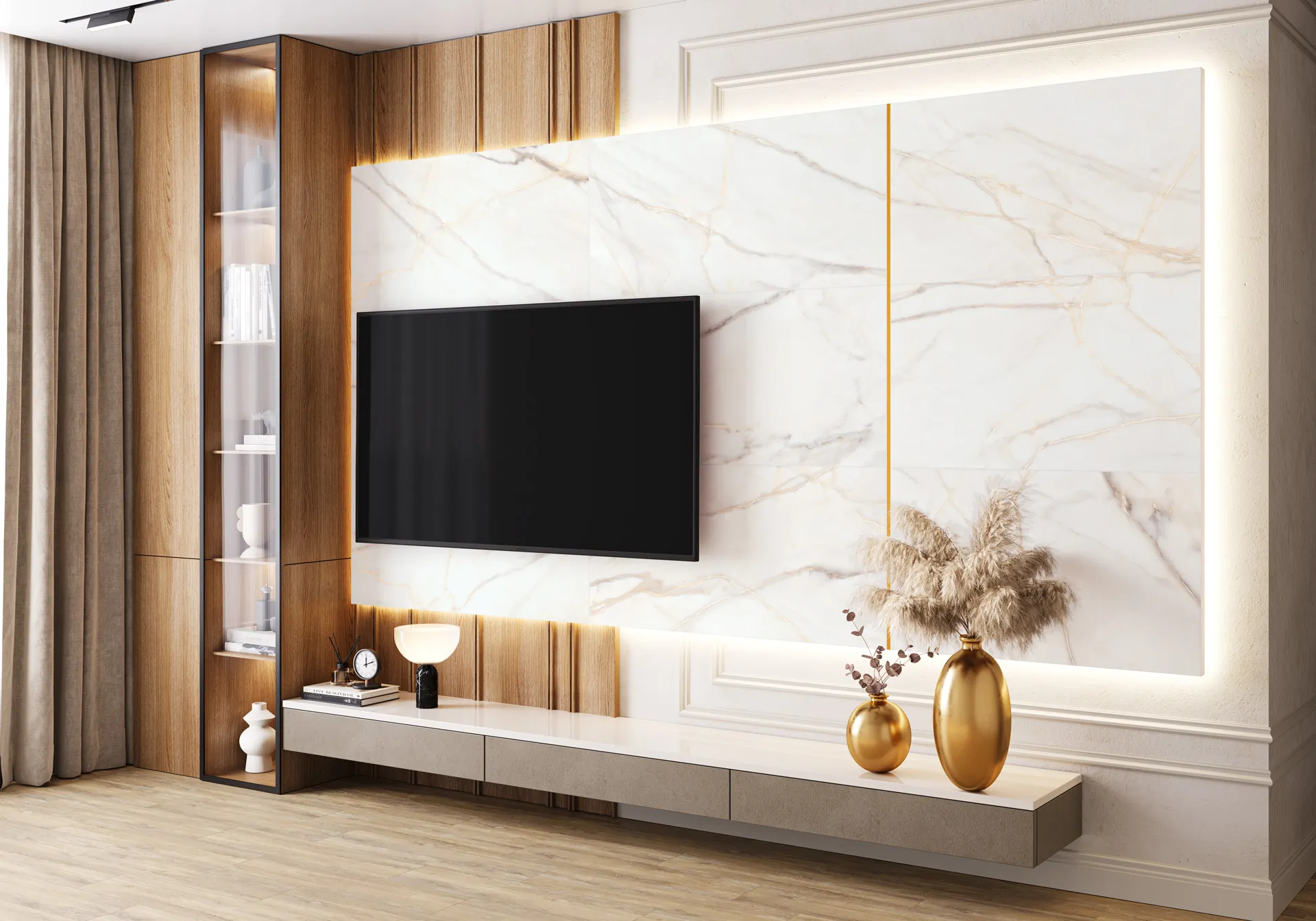 Керамогранит GP60120PUR09M Pure Marble Gold матовый 600x1200x10