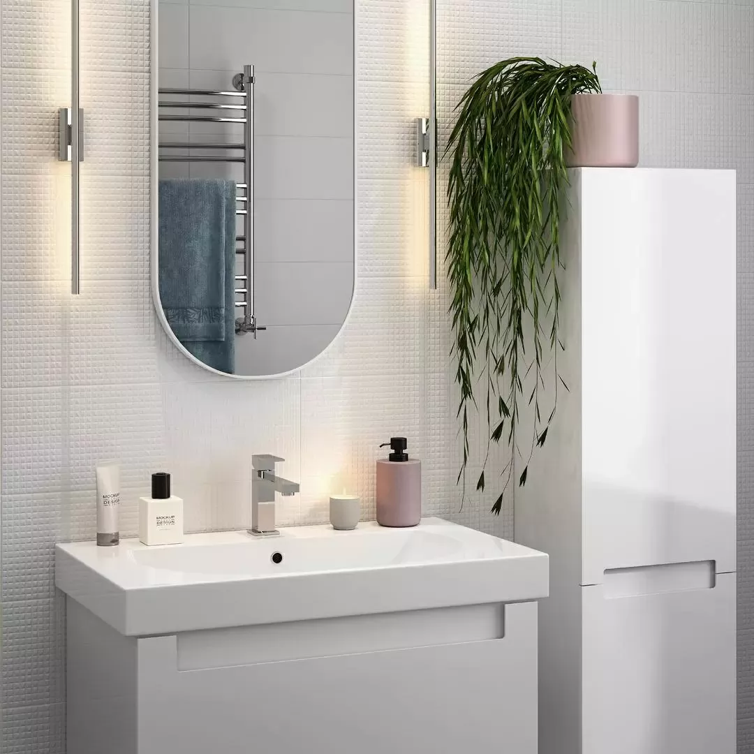 Плитка 60167 Бьянка белый матовый мозаика 20x60x0.9