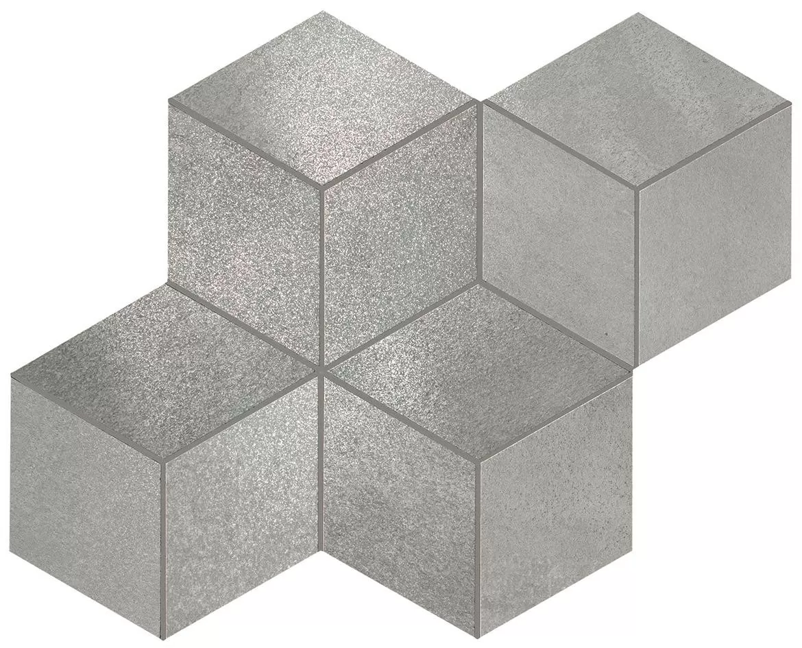 Мозаика A0UL Blaze Aluminium Mosaico Esagono Lapp 30x35