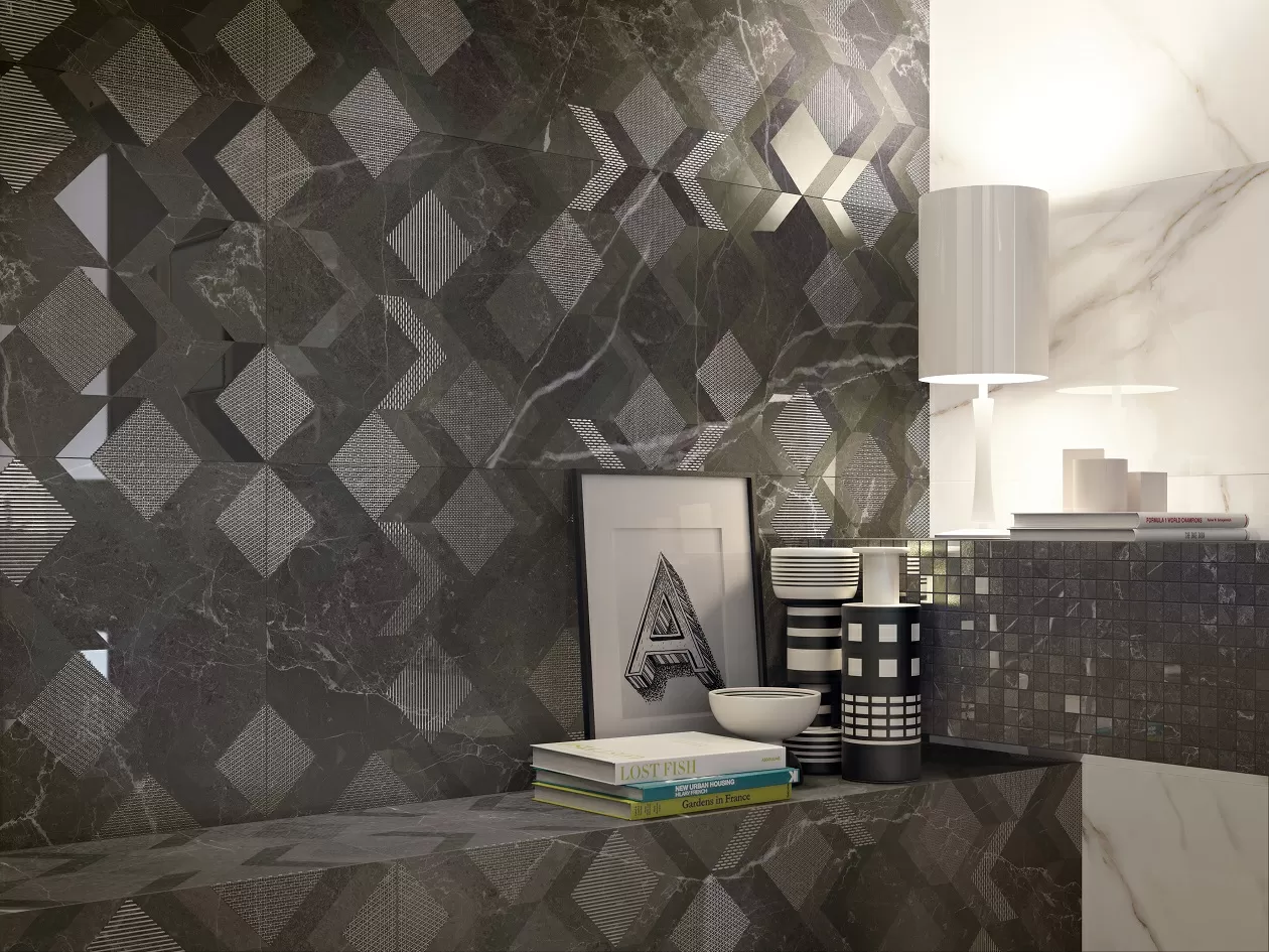 Плитка Mosaico Deco Bianco Versilia 32,5x32,5