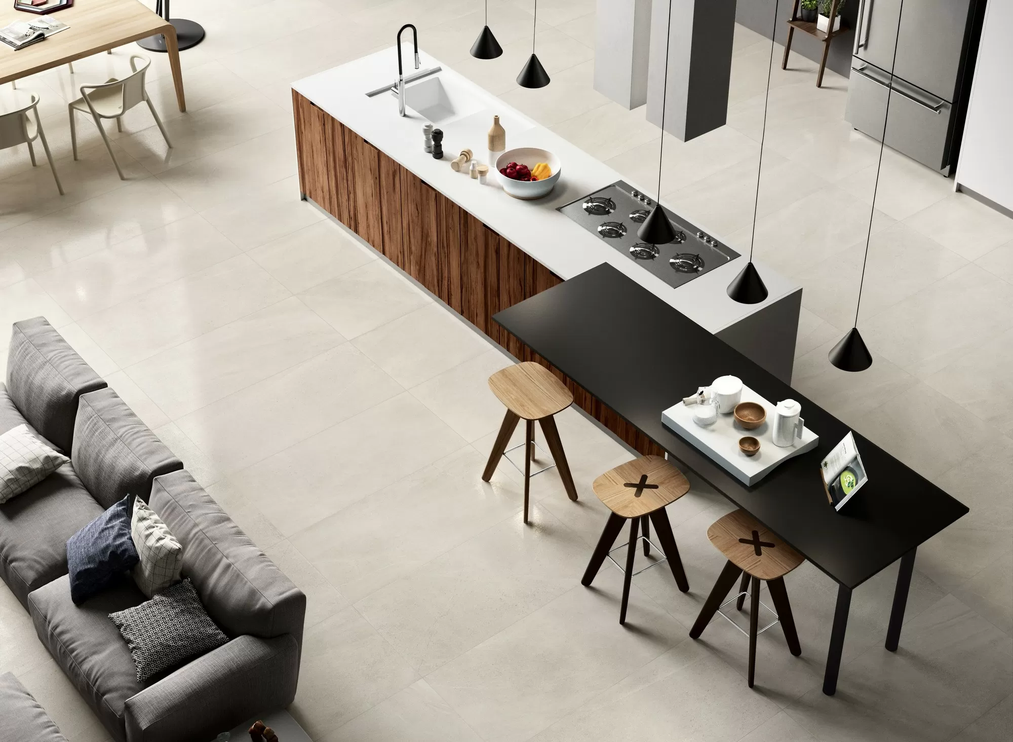 Керамогранит LIMESTONE OYSTER 50x100