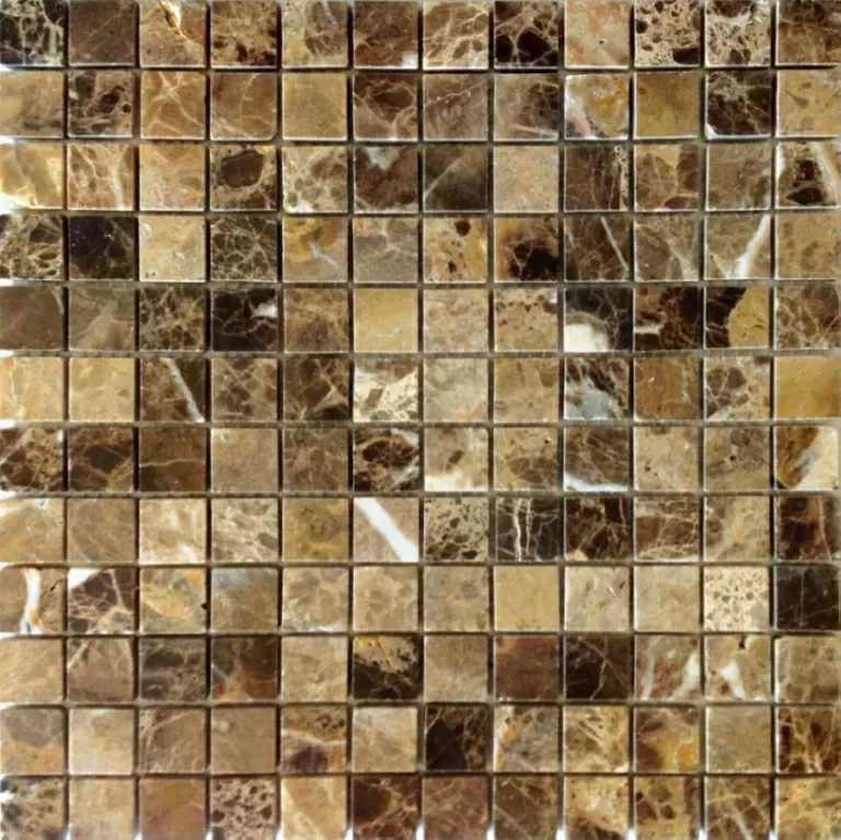 Мозаика Pietrine Emperador Dark POL 2.3x2.3 29.8x29.8