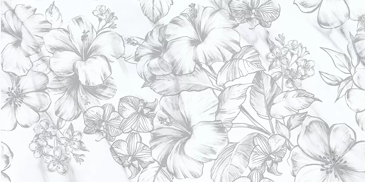 Плитка Carrara Flowers 31.5x63
