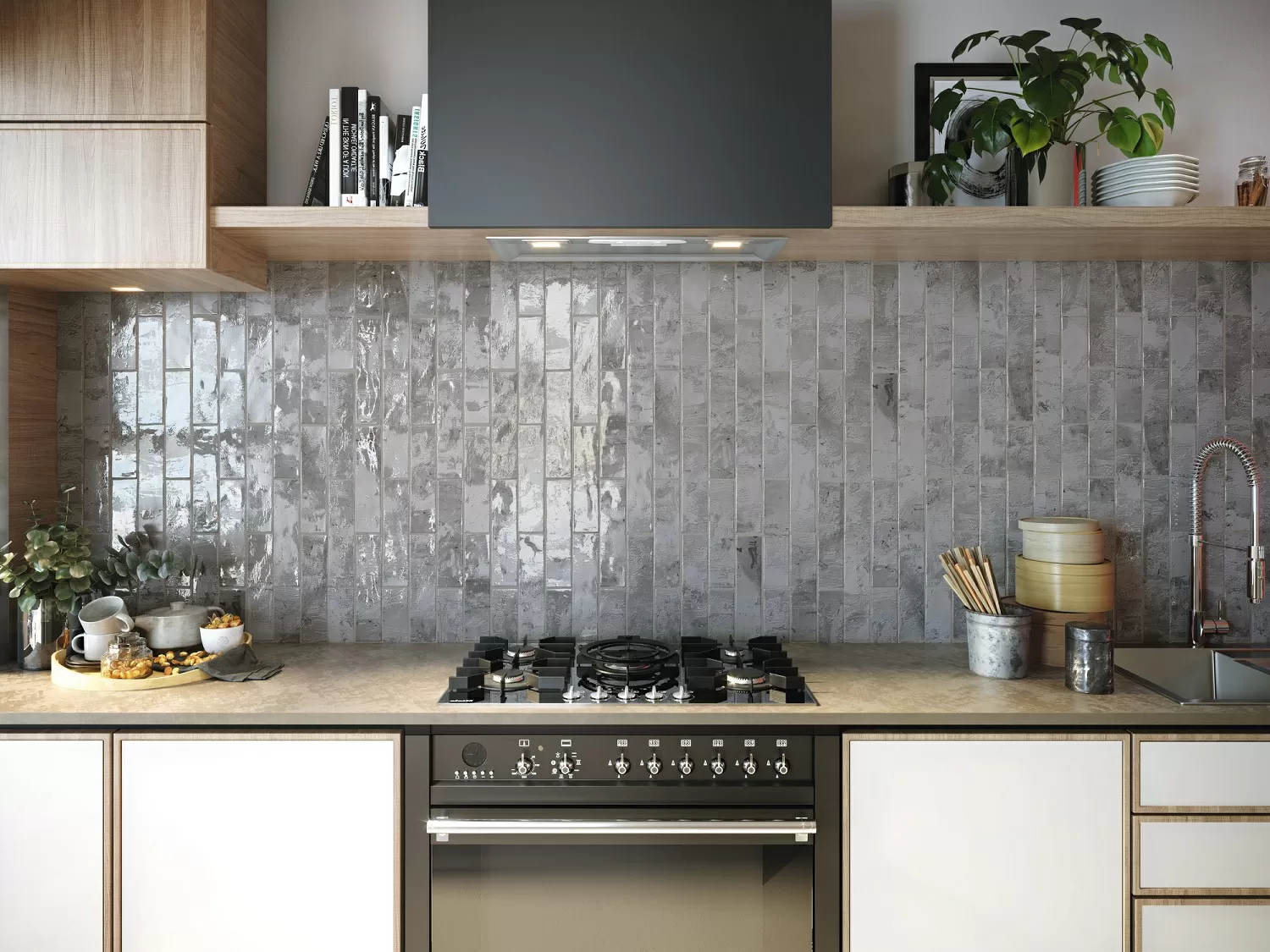 Плитка SNAP GRAPHITE 7,5X30