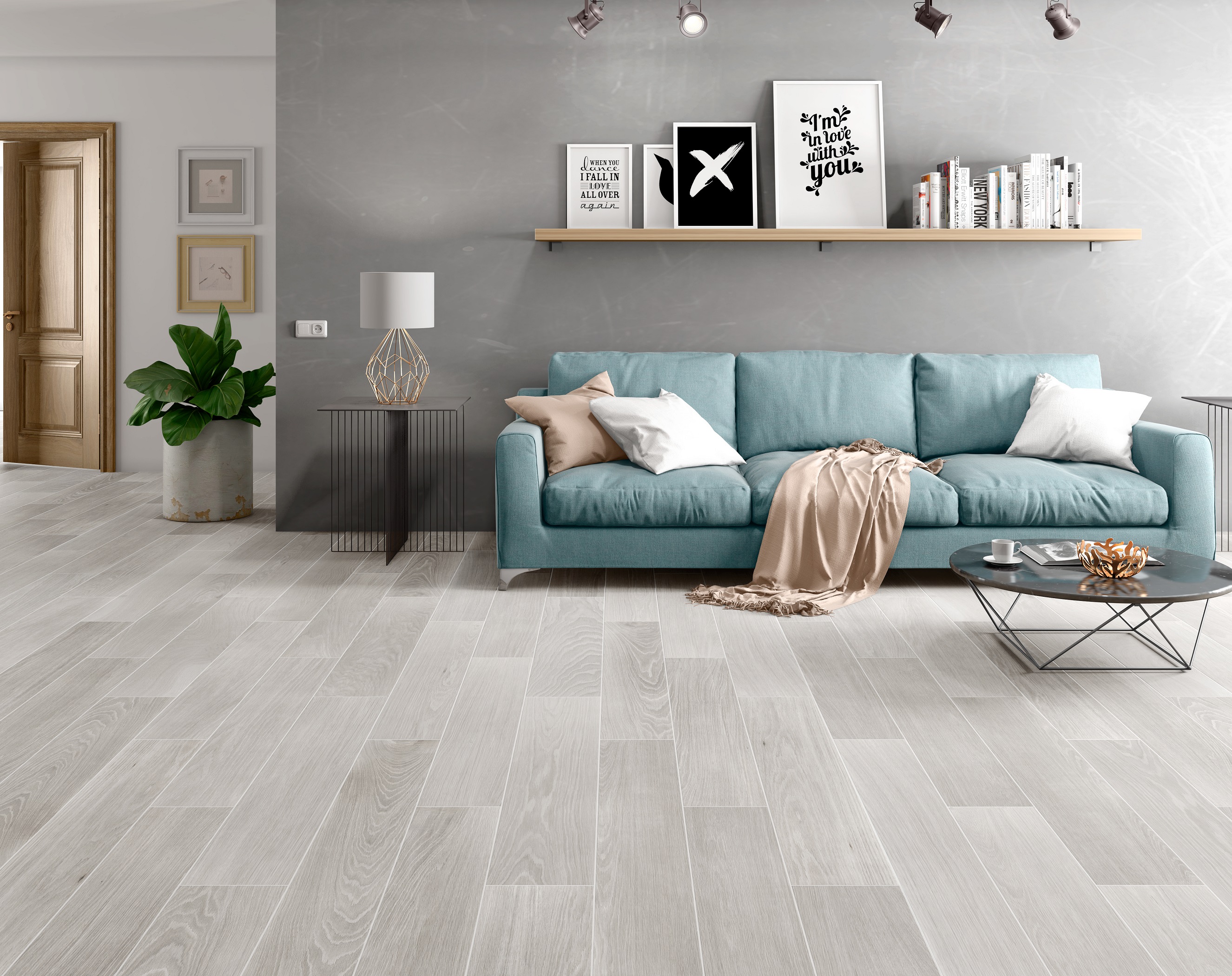 Керамогранит Medina Ceniza 20x120