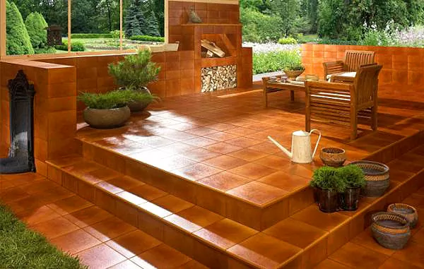 Клинкерная плитка Aquarius Brown Цоколь левый (B+A) 30х8,1