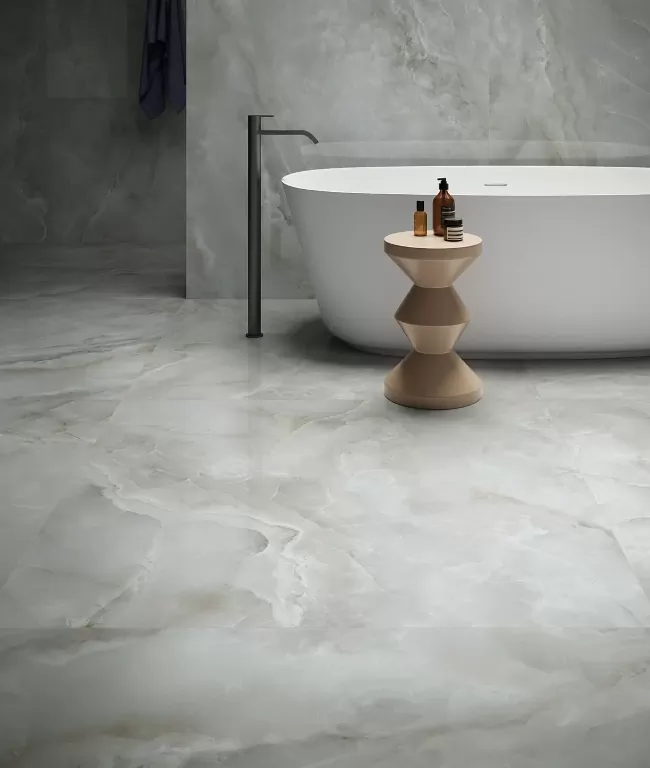 Керамогранит 05457 Majestic Onyx Smoky Grey Lev Ret 120x280